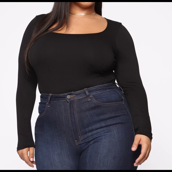 Fashion Nova long sleeve black top #105 - Picture 6 of 7